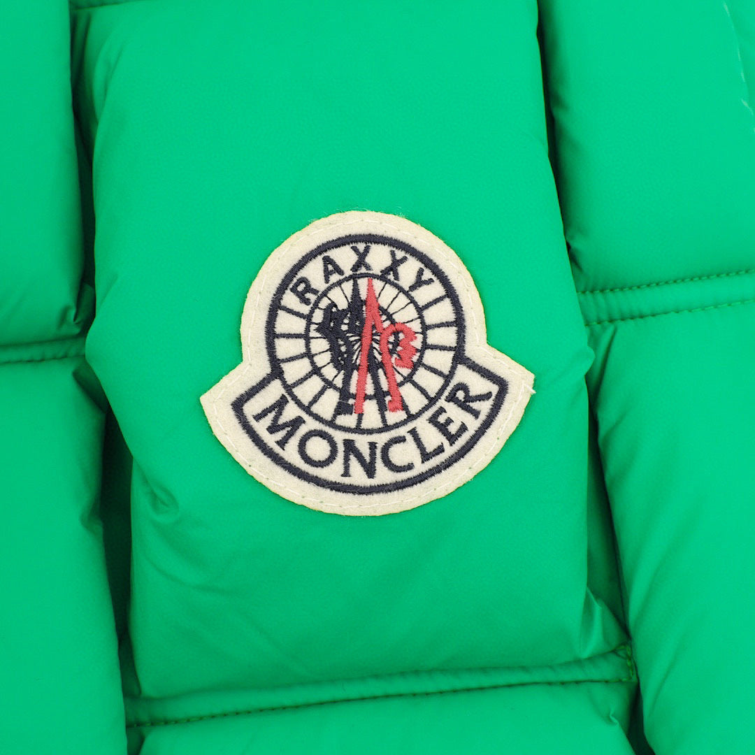 Moncler Woven-Panel Padded Vest - Green - detail 2