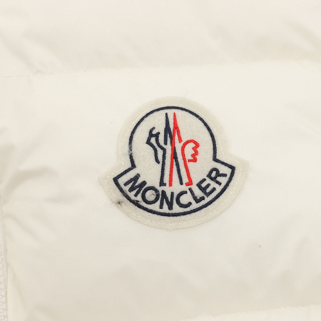 Moncler Alma Stand-Collar Down Vest - Ivory - detail 2