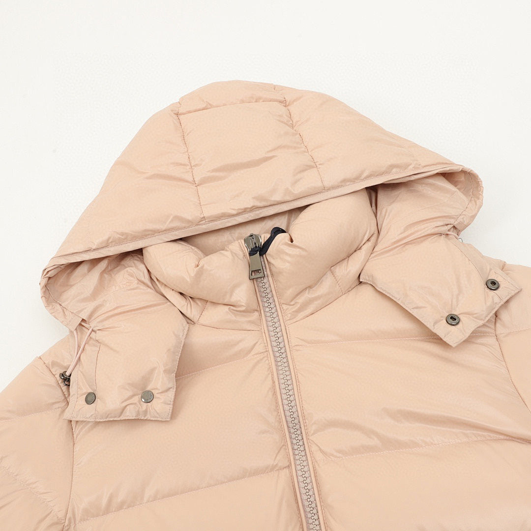 Moncler Maya Hooded Down Jacket - Beige - detail 1