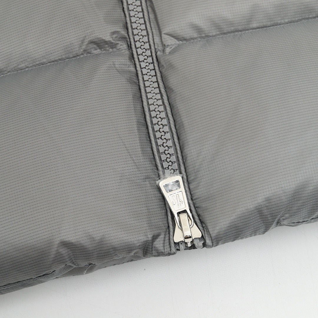 Moncler Couyere Hooded Down Jacket - Gray - detail 3