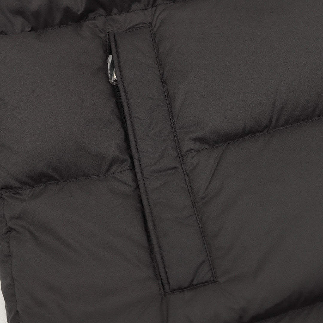 Moncler Maya Matte Hooded Down Jacket - Black - detail 2