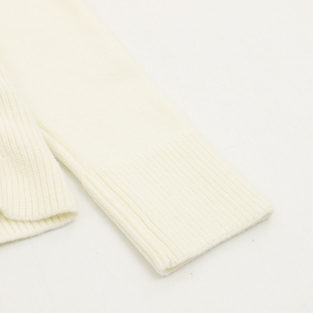 Moncler Padded Knit Zip Cardigan Jacket - Women's Ivory - detail 2