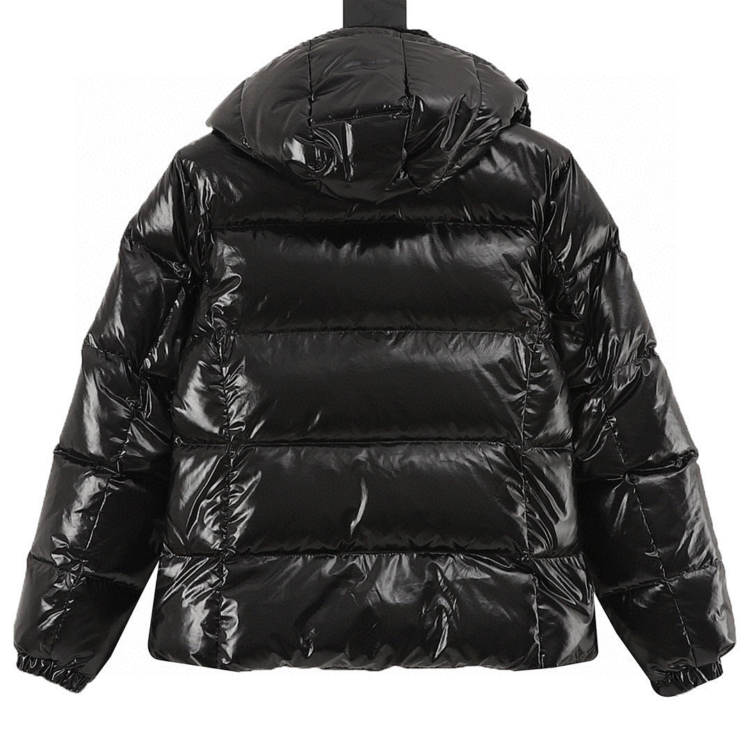 Moncler Glareins Hooded Short Down Jacket - Women's Black - back view